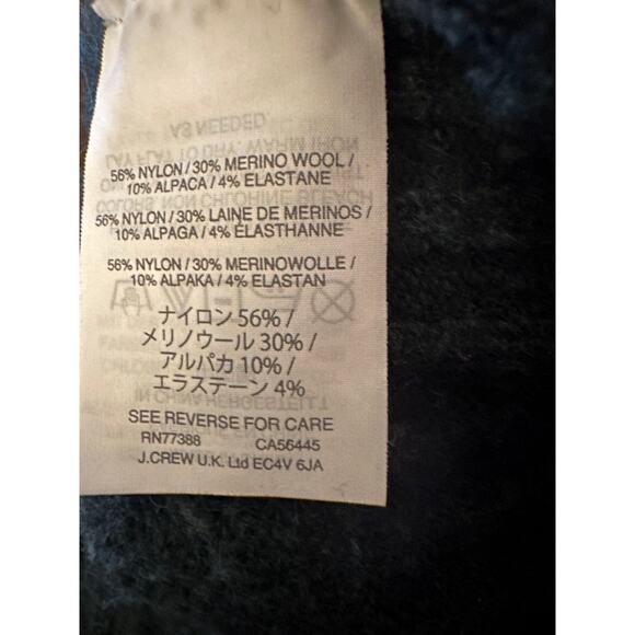 Madewell Green Alpaca and Merino Wool Blend Turtleneck Sweater, Size XXS - Picture 4 of 5